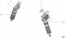 16 - SUSPENSION - 16.1 - DAMPER & ACTUATOR ASSEMBLIES FRONT