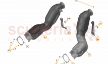 44 - EXHAUST - 44.1 - LINK PIPE / CATALYST ASSEMBLY