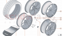 21 - SUSPENSION - WHEELS AND TYRES REAR - 21.1 - WHEEL AND TYRE ASSEMBLIES REAR