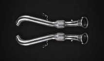 Catless downpipes with heat protection