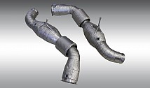 SPORT METAL CATALYSTS (SET) HEAT-PROTECTED TO USE WITH NOVITEC- AND ORIGINAL EXHAUST SYSTEM