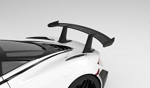 Carbon Fixed Rear Wing (V2)