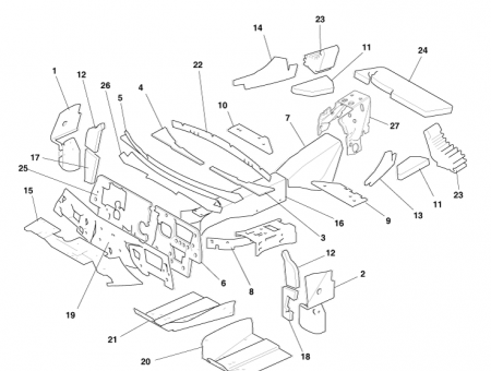Photo of Sound Insulation Engine Housing 6G33 102B00…