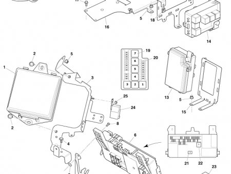 Photo of Bracket Rear Fusebox Mounting AD43 14A301…