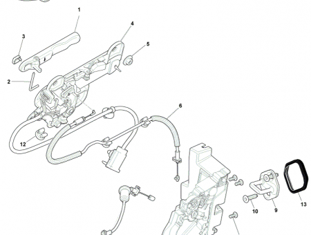 Photo of Cable Assy Handle to Latch AD43 221A00…