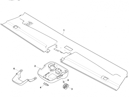 Photo of Bezel Lamp Assy Ambient AD33 13E714…
