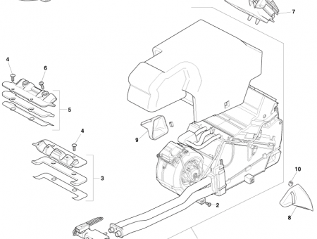 Photo of Rear Air Register Assembly FD43 19B705…