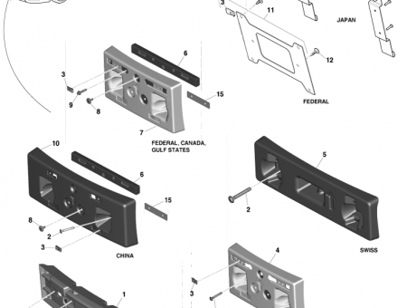 Photo of Plinth Assembly Licence Plate DD43 17A835…