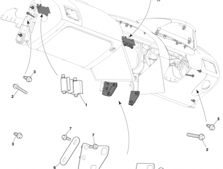 Photo of BRACKET COWL TOP 9G43 044C32…