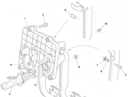Photo of Pedalbox assy MANUAL RHD 8D33 2450…