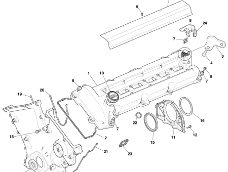 Photo of Cover engine front 8G43 6D080…