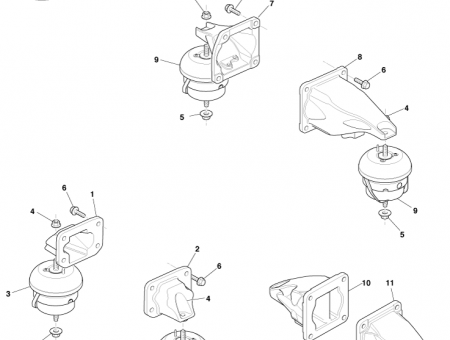 Photo of Mounting bracket transmission LH AUTO 9D33 7M125…