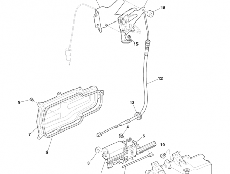 Photo of TONNEAU LATCH RH GD33 54796…