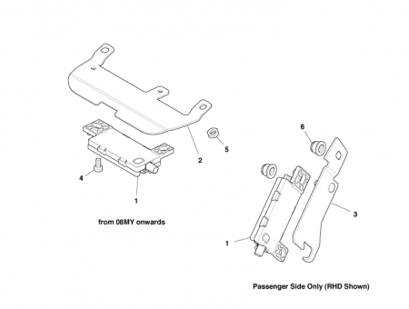 Photo of Pillar bracket amplifier RHD 6G33 18C987…