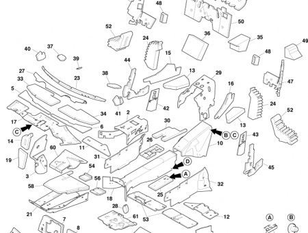 Photo of Insulation Assy front floor pan RH 6G33 114A42…