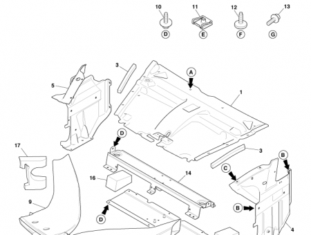 Photo of Cover Assy Radiator Support Lower 8G43 8052…