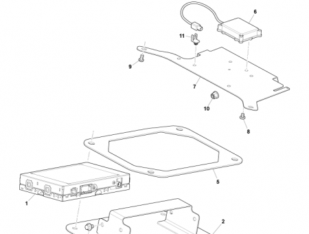 Photo of Bracket SDARS Antenna 8D33 18C961…