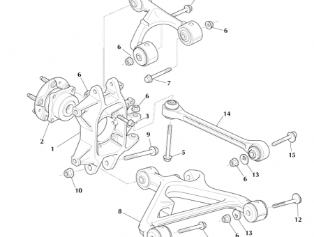 Photo of Arm assy upper rear suspens LH G33 5K743…