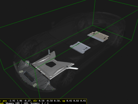 Photo of UNDERTRAY REAR MID KY73 17G847…