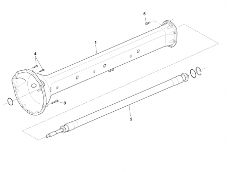 Photo of Torque Tube and Drive Shaft Assembly 4G43 4500…