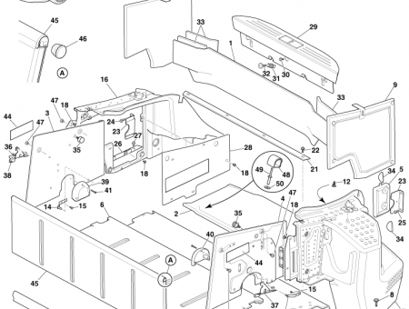 Photo of Retaining Panel Luggage Compartment Front KD43 454A16…