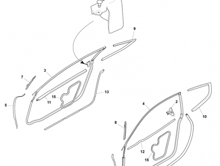 Photo of Seal door aperture primary LH 4G43 F20709…