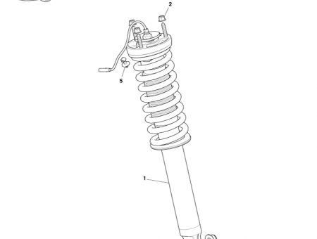 Photo of Spring and Damper Assembly Front FD43 18B036…