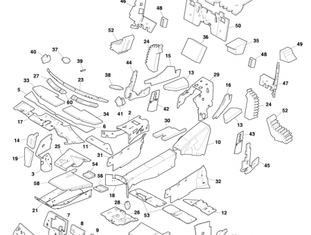 Photo of Insulation Rear Bulkhead NVH LH AD33 L31181…