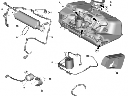 Photo of FUEL TANK CANISTERASSEMBLY FD33 9C133…