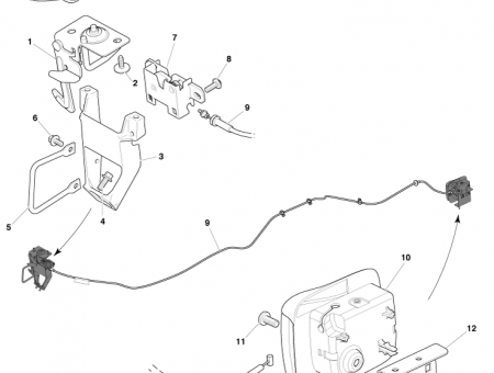 Photo of Cable assy hood latch release AD43 16C656…
