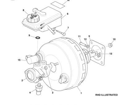 Photo of Master cylinder and vac booster brake 4G43 2B195…