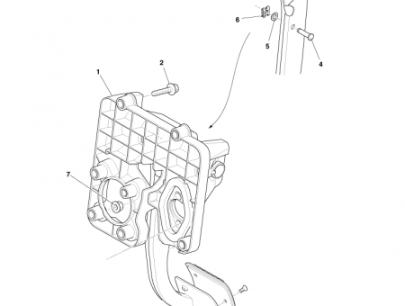 Photo of Pedalbox assy ASM SSM AUTO RHD 4G43 2450…