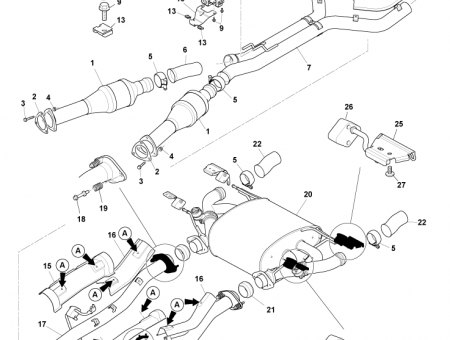 Photo of BRACKET EXHAUSTMOUNTING RH FD33 5N201…