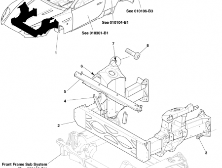 Photo of Cross member assy latch mounting 8G43 10853…