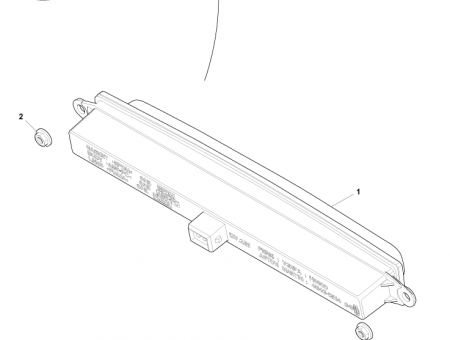 Photo of Lamp assy centre high mounted stop 8D33 13N408…