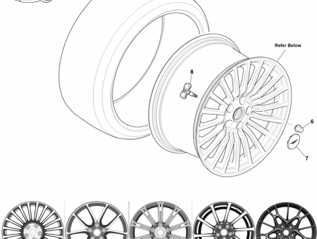 Photo of Wheel 20 Inch Multispoke CD43 9965G…