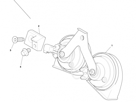 Photo of Horn and bracket assy 4G43 37…
