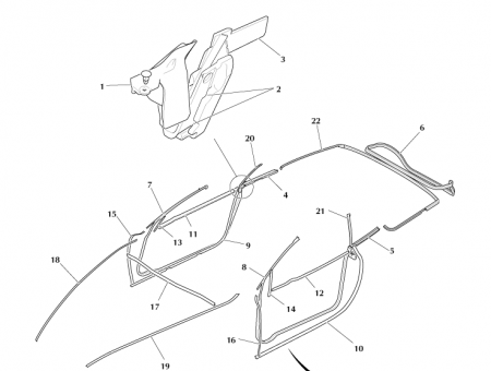 Photo of Weatherstrip assembly tonneau to body 4G43 L51452…