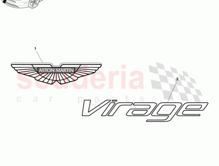 Photo of Badge Virage CG43 001B40…
