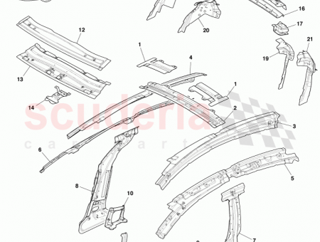 Photo of Reinforcement Roof Side LH GOAD43 F513A09…