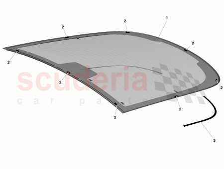 Photo of Glass Back Window ROW CD33 76…