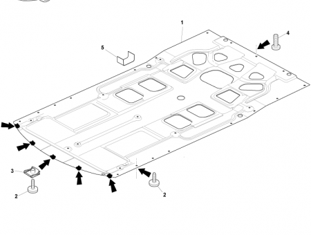 Photo of Full undertray front AD43 5E209…