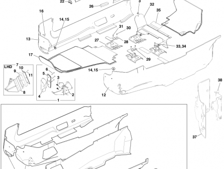 Photo of Energy Absorber Footrest LHD 4G43 9661…