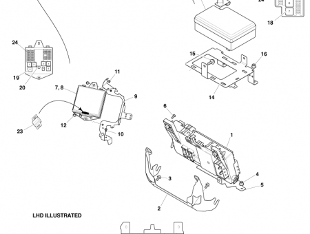 Photo of Bracket Engine Bay Fusebox LHD 4G43 14A173…