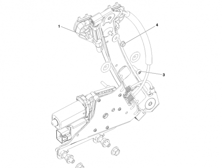Photo of Regulator rear quarter assy LH 4G43 F27001…