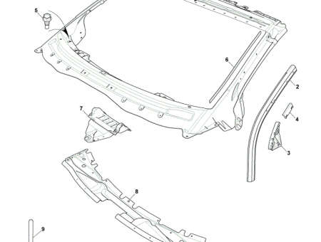 Photo of Reinforcement Front Body Pillar GOFD33 F02526…