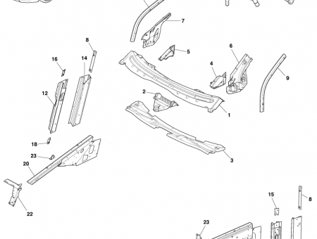 Photo of Fender Front Upper Assy LH DD43 16B247…