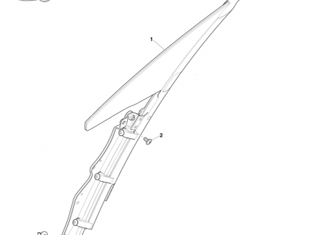 Photo of Division bar channel assy front door LH AD43…