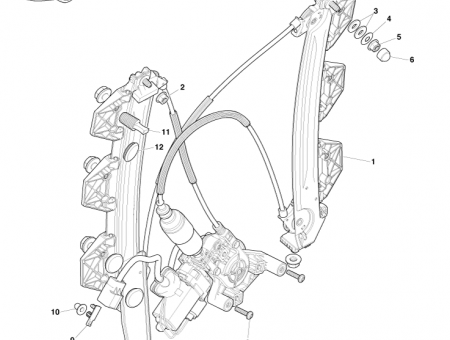 Photo of Regulator assy rear door LH AD43 542701…