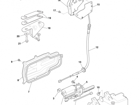 Photo of ENCLOSURE ASSEMBLY TONNEAU LATCH RH 4G43 96…